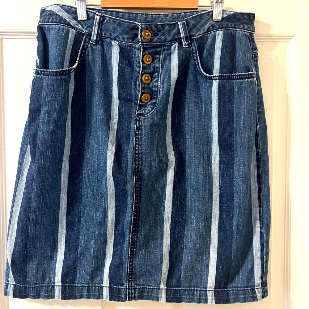 Maeve by Anthropologie Denim Skirt Size 12